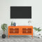 vidaXL - Tv-meubel - 105x35x50 - cm - staal - oranje