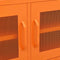vidaXL - Tv-meubel - 105x35x50 - cm - staal - oranje