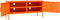 vidaXL - Tv-meubel - 105x35x50 - cm - staal - oranje