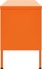 vidaXL - Tv-meubel - 105x35x50 - cm - staal - oranje