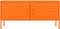 vidaXL - Tv-meubel - 105x35x50 - cm - staal - oranje