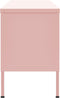 vidaXL - Tv-meubel - 105x35x50 - cm - staal - roze