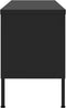 vidaXL - Tv-meubel - 105x35x50 - cm - staal - zwart