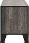 vidaXL - Tv-meubel - 105x36x47 - cm - metaal - en - MDF - grijs