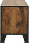 vidaXL - Tv-meubel - 105x36x47 - cm - metaal - en - MDF - rustiek - bruin