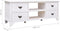 vidaXL - Tv-meubel - 108x30x40 - cm - massief - paulowniahout - antiekwit