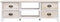 vidaXL - Tv-meubel - 108x30x40 - cm - massief - paulowniahout