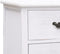 vidaXL - Tv-meubel - 108x30x40 - cm - massief - paulowniahout - antiekwit