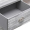 vidaXL - Tv-meubel - 108x30x40 - cm - massief - paulowniahout - wit - en - grijs