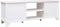 vidaXL - Tv-meubel - 108x30x40 - cm - massief - paulowniahout - wit