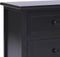 vidaXL - Tv-meubel - 108x30x40 - cm - massief - paulowniahout - zwart