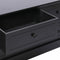 vidaXL - Tv-meubel - 108x30x40 - cm - massief - paulowniahout - zwart