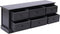 vidaXL - Tv-meubel - 108x30x40 - cm - massief - paulowniahout - zwart