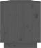 vidaXL - Tv-meubel - 110,5x34x40 - cm - massief - grenenhout - grijs
