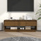 vidaXL - Tv-meubel - 110,5x34x40 - cm - massief - grenenhout - honingbruin