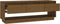 vidaXL - Tv-meubel - 110,5x34x40 - cm - massief - grenenhout - honingbruin