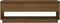 vidaXL - Tv-meubel - 110,5x34x40 - cm - massief - grenenhout - honingbruin