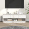 vidaXL - Tv-meubel - 110,5x34x40 - cm - massief - grenenhout - wit