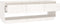 vidaXL - Tv-meubel - 110,5x34x40 - cm - massief - grenenhout - wit
