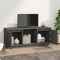 vidaXL - Tv-meubel - 110,5x35x44 - cm - massief - grenenhout - grijs