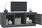 vidaXL - Tv-meubel - 110,5x35x44 - cm - massief - grenenhout - grijs