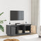vidaXL - Tv-meubel - 110,5x35x44 - cm - massief - grenenhout - grijs