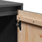 vidaXL - Tv-meubel - 110,5x35x44 - cm - massief - grenenhout - grijs