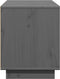 vidaXL - Tv-meubel - 110,5x35x44 - cm - massief - grenenhout - grijs