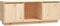 vidaXL - Tv-meubel - 110,5x35x44 - cm - massief - grenenhout