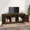 vidaXL - Tv-meubel - 110,5x35x44 - cm - massief - grenenhout - honingbruin