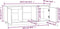 vidaXL - Tv-meubel - 110,5x35x44 - cm - massief - grenenhout - honingbruin