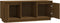 vidaXL - Tv-meubel - 110,5x35x44 - cm - massief - grenenhout - honingbruin