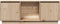 vidaXL - Tv-meubel - 110,5x35x44 - cm - massief - grenenhout