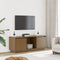 vidaXL - Tv-meubel - 110,5x35x44 - cm - massief - grenenhout - honingbruin