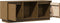 vidaXL - Tv-meubel - 110,5x35x44 - cm - massief - grenenhout - honingbruin