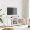 vidaXL - Tv-meubel - 110,5x35x44 - cm - massief - grenenhout - wit
