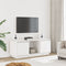 vidaXL - Tv-meubel - 110,5x35x44 - cm - massief - grenenhout - wit