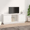 vidaXL - Tv-meubel - 110,5x35x44 - cm - massief - grenenhout - wit