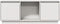 vidaXL - Tv-meubel - 110,5x35x44 - cm - massief - grenenhout - wit