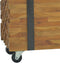 vidaXL - Tv-meubel - 110x30x32,5 - cm - massief - teakhout
