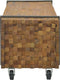 vidaXL - Tv-meubel - 110x30x32,5 - cm - massief - teakhout