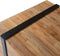 vidaXL - Tv-meubel - 110x30x32,5 - cm - massief - teakhout