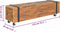 vidaXL - Tv-meubel - 110x30x32,5 - cm - massief - teakhout
