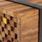 vidaXL - Tv-meubel - 110x30x32,5 - cm - massief - teakhout