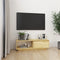 vidaXL - Tv-meubel - 110x30x33,5 - cm - massief - grenenhout