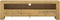 vidaXL - Tv-meubel - 110x30x35 - cm - massief - teakhout