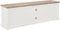 vidaXL - Tv-meubel - 110x30x40 - cm - bewerkt - hout - wit