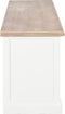 vidaXL - Tv-meubel - 110x30x40 - cm - bewerkt - hout - wit