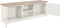 vidaXL - Tv-meubel - 110x30x40 - cm - bewerkt - hout - wit