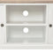 vidaXL - Tv-meubel - 110x30x40 - cm - bewerkt - hout - wit